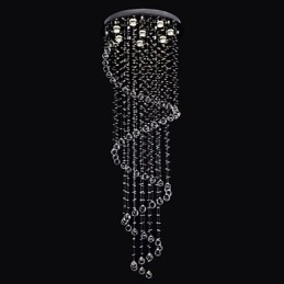 Lustr Luxury Modern Crystal 8 Lights