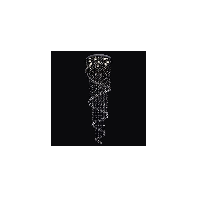 Lustr Luxury Modern Crystal 8 Lights