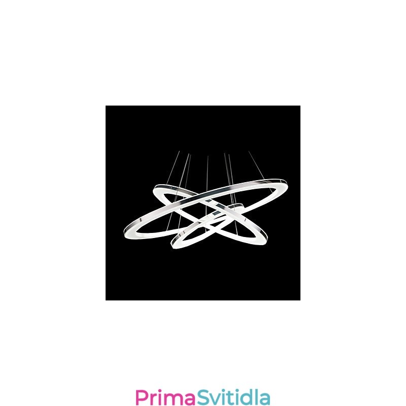 Moderní závěsné svítidlo 3 kroužky závěsné svítidlo akrylové