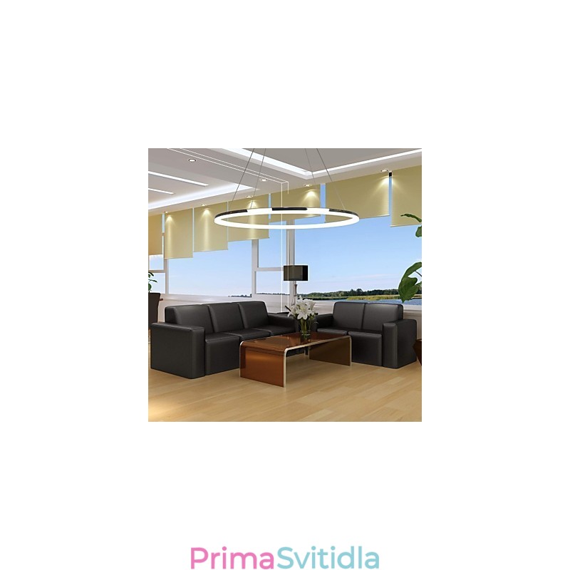 Moderní galvanizované kovové závěsné svítidlo v moderním mini stylu
