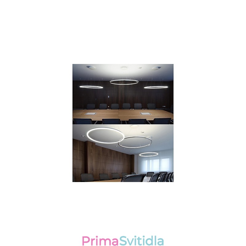 Moderní galvanizované kovové závěsné svítidlo v moderním mini stylu