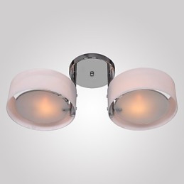 Moderní moderní chromový kovový lustr zapuštěný držák