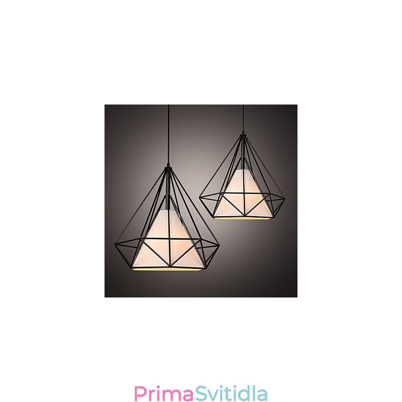 Loft Industriální vítr Obnova starověkých způsobů Kované železné lampy Lucerny Birdcage Lustr