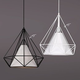Loft Industriální vítr Obnova starověkých způsobů Kované železné lampy Lucerny Birdcage Lustr