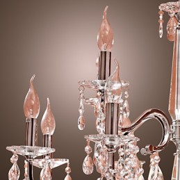 Křišťálový moderní lustr 2 Tiers Living 12 Lights