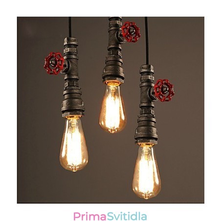 Retro Závěsné Lamp Act Role Ofing Loft Dekorace Venkovské průmyslové trubkové závěsné svítidlo Retro Závěsné Lamp Act Role Ofing Loft Dekorace Venkovské průmyslové trubkové závěsné svítidlo