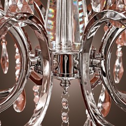 Křišťálový moderní lustr 2 Tiers Living 12 Lights