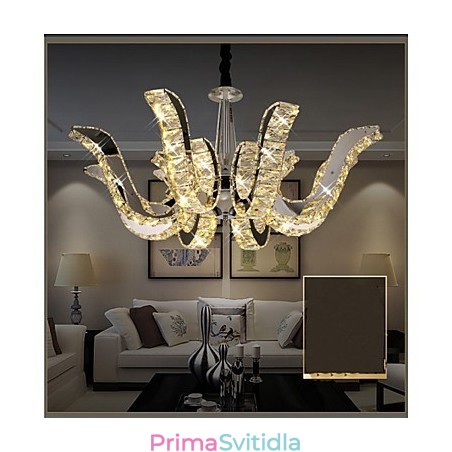 Crystal Lamp Moderní luxusní svíčka Závěsná křišťálová lampa Crystal Lamp Moderní luxusní svíčka Závěsná křišťálová lampa