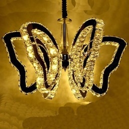 Motýlí lampa Moderní luxusní křišťálová lampa 8