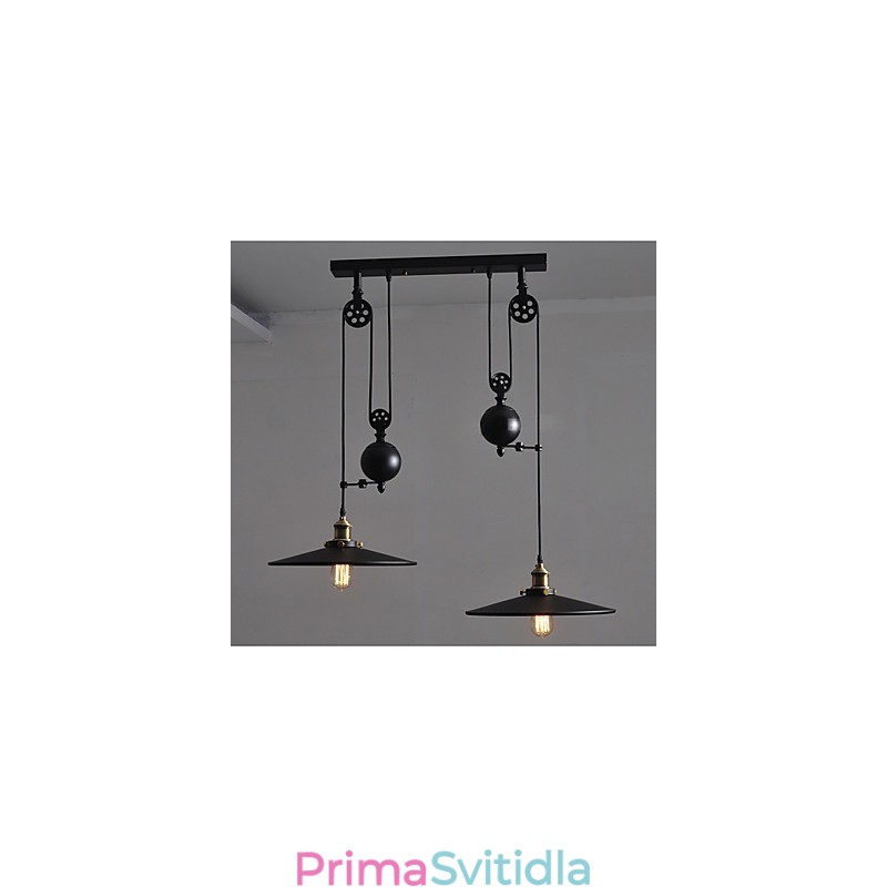 Kreativní kovové závěsné lehké moderní závěsné svítidlo Cafe závěsné svítidlo