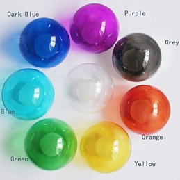 Moderní závěsné svítidlo z barevného skla Bubble Globe s 19 světly