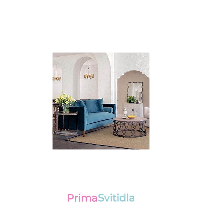 Tradiční klasický zlatý kovový lustr