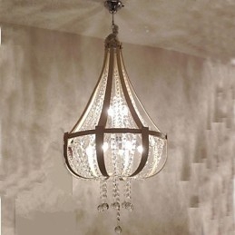 Post moderní luxusní kožený křišťálový kreativní lustr Lron