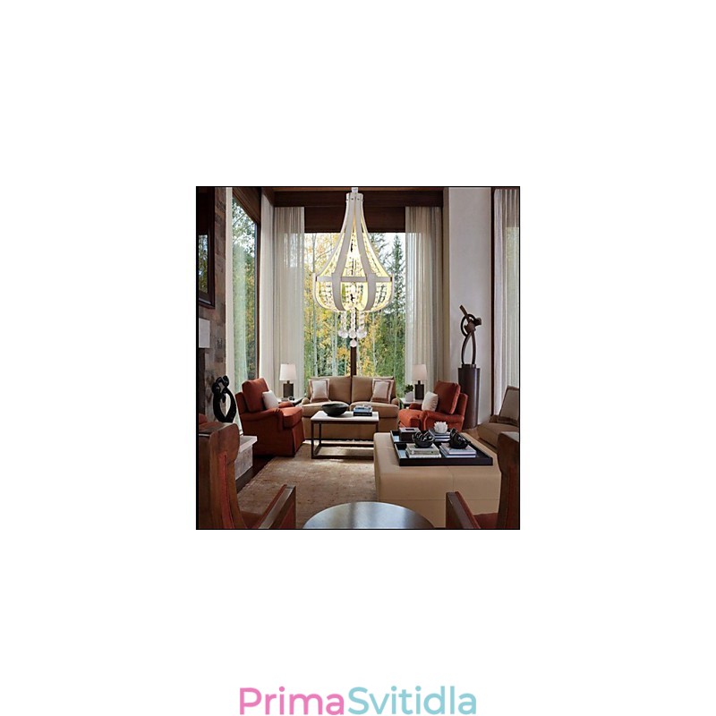 Post moderní luxusní kožený křišťálový kreativní lustr Lron