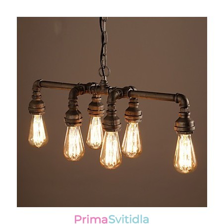 Edison Retro Loft Style Vintage průmyslový závěsný lehký kov svítidlo na vodovodní potrubí Lampara Colgantes Edison Retro Loft Style Vintage průmyslový závěsný lehký kov svítidlo na vodovodní potrubí Lampara Colgantes