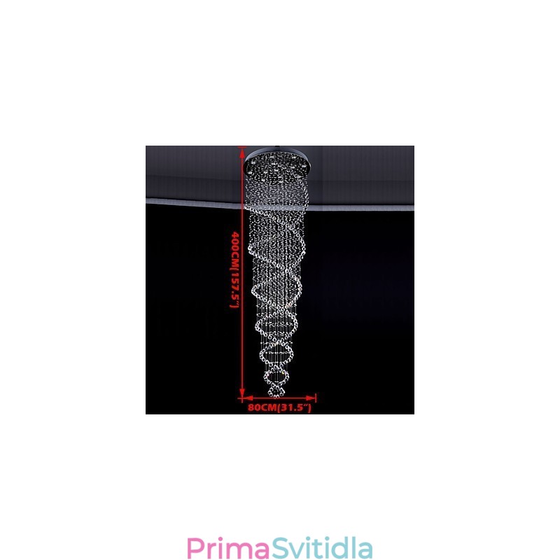 Stropní křišťálová závěsná svítidla 13 světel Moderní stříbrná Canpoy Transparentní K9 Crystal svítidla