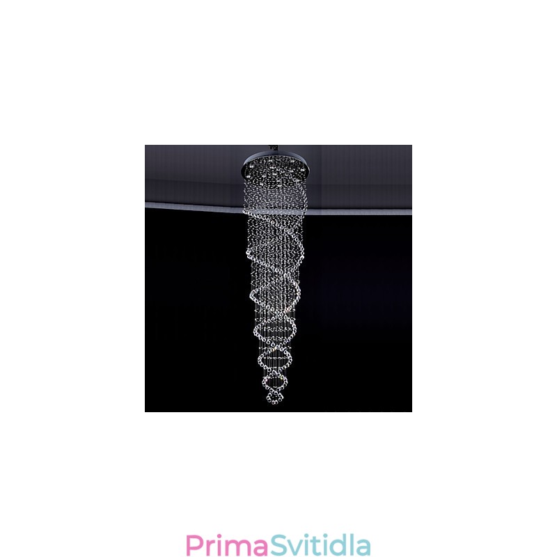 Stropní křišťálová závěsná svítidla 13 světel Moderní stříbrná Canpoy Transparentní K9 Crystal svítidla