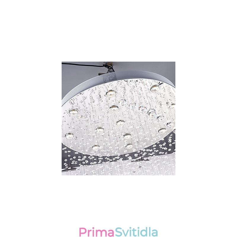 Stropní křišťálová závěsná svítidla 13 světel Moderní stříbrná Canpoy Transparentní K9 Crystal svítidla