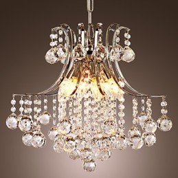 Závěsné svítidlo Luxury Modern Crystal Living 6 světel