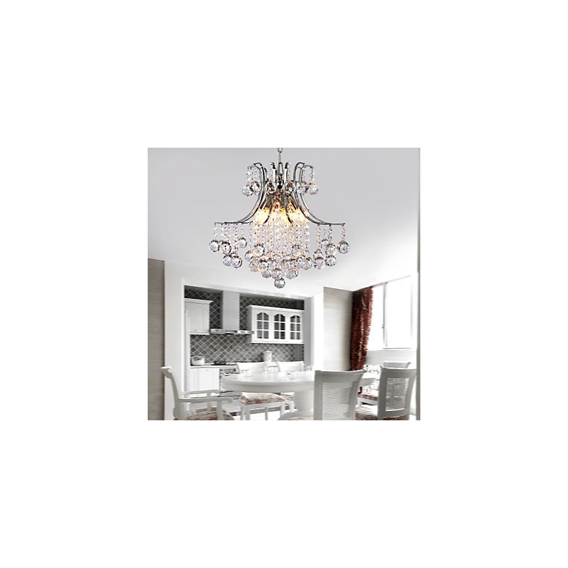 Závěsné svítidlo Luxury Modern Crystal Living 6 světel