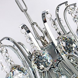 Závěsné svítidlo Luxury Modern Crystal Living 6 světel