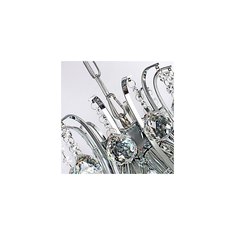 Závěsné svítidlo Luxury Modern Crystal Living 6 světel