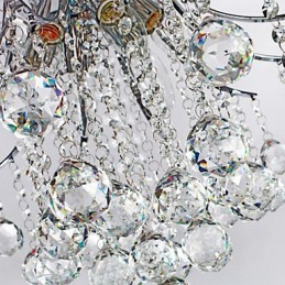 Závěsné svítidlo Luxury Modern Crystal Living 6 světel