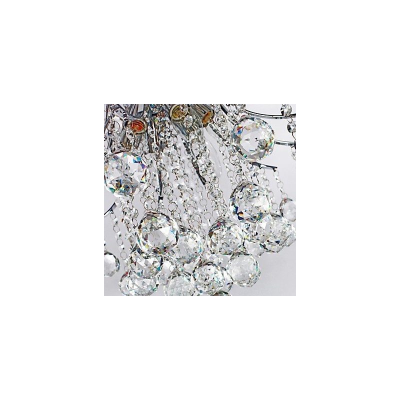 Závěsné svítidlo Luxury Modern Crystal Living 6 světel