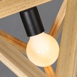 Kreativní země evropského stylu obnovující starověké způsoby Trojúhelníková dřevěná krabička Droplight