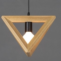 Kreativní země evropského stylu obnovující starověké způsoby Trojúhelníková dřevěná krabička Droplight