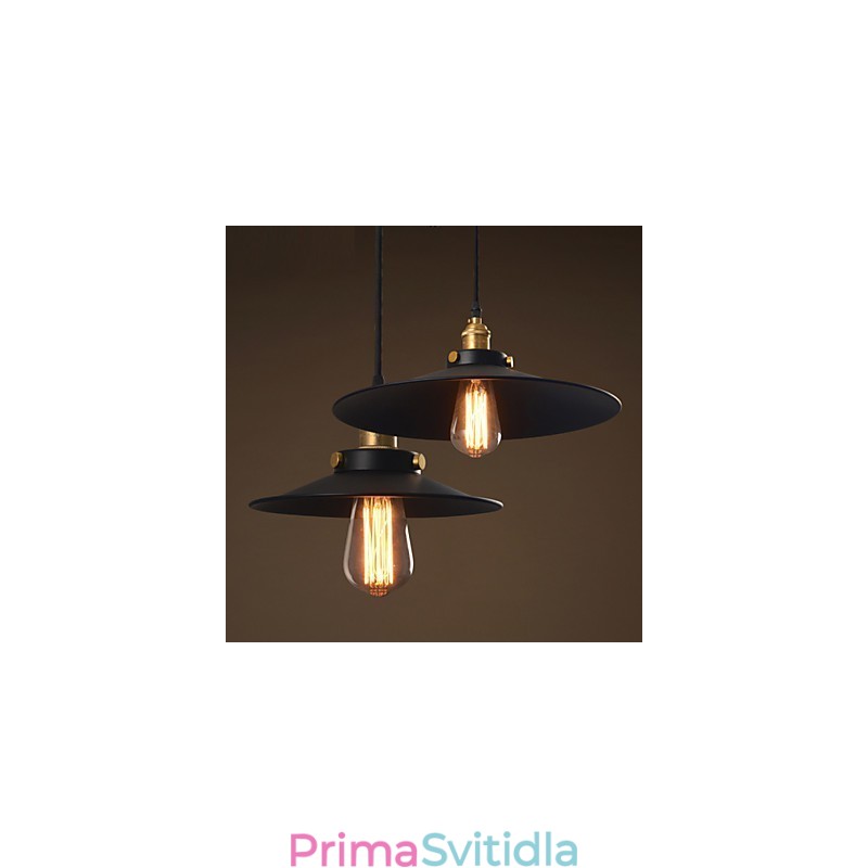 Závěsné svítidlo v evropském stylu Retro Classic Art Droplight s průměrem žárovky 22 cm