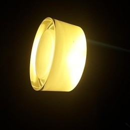 Moderní moderní závěsné svítidlo z chromového kovu