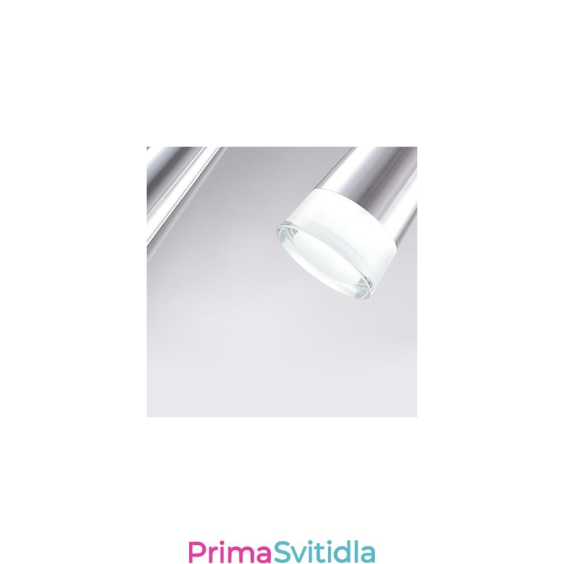 Moderní moderní závěsné svítidlo z chromového kovu