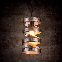 Přívěsek 1 Light Vintage Minimalist Iron Paint
