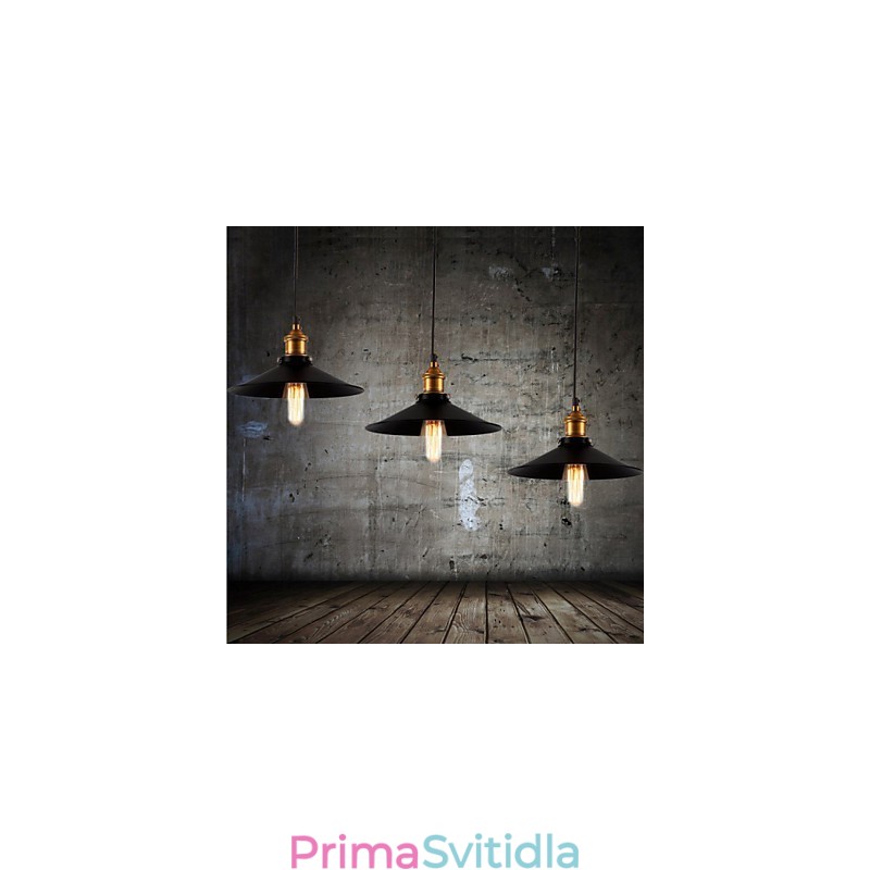 Závěsné svítidlo v evropském stylu Retro Classic Art Droplight s průměrem žárovky 30 cm