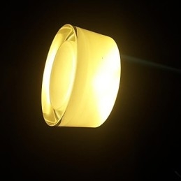Moderní moderní závěsné svítidlo z chromového kovu