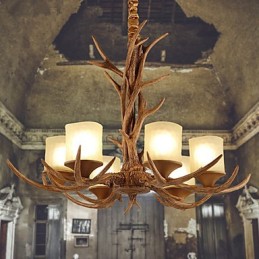 Lustrový přívěsek Light Vintage Resin