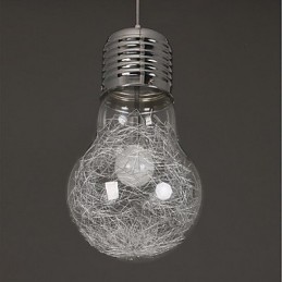 Jednoduché Nápady S Velkou Žárovkou Skleněný Lustr Droplight Lampa