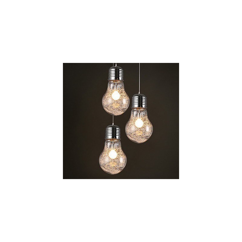 Jednoduché Nápady S Velkou Žárovkou Skleněný Lustr Droplight Lampa