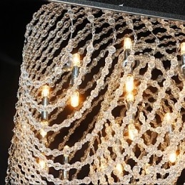 Tradiční klasický křišťálový chromový kovový lustr