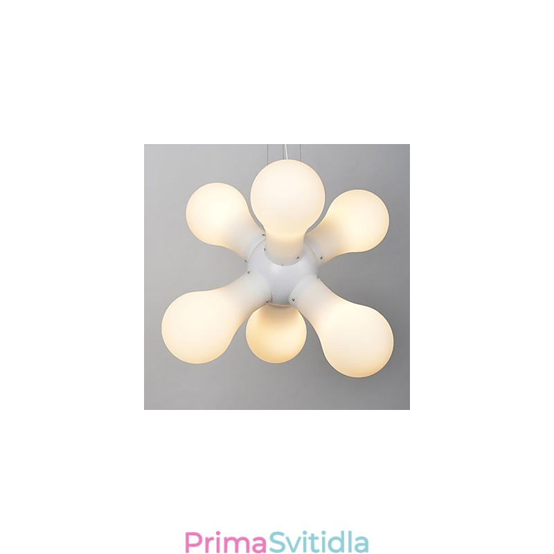 Jednoduchá skleněná závěsná lampa