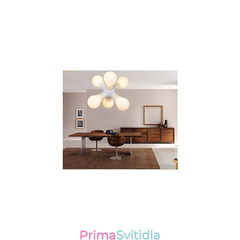 Jednoduchá skleněná závěsná lampa