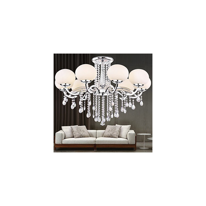 Lustr Crystal Luxury Modern Living 9 světel