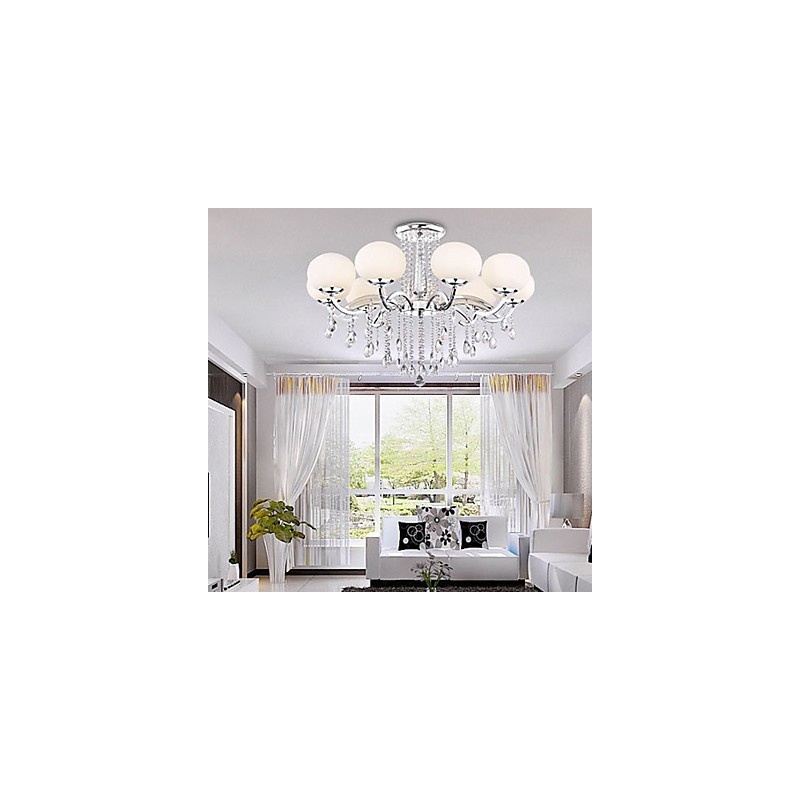 Lustr Crystal Luxury Modern Living 9 světel