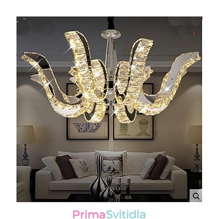 Křišťálová lampa Moderní luxusní svíčka Závěsná křišťálová lampa Křišťálová lampa Moderní luxusní svíčka Závěsná křišťálová lampa