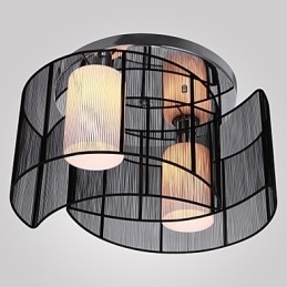 Stropní svítidlo moderní design 2 světla černá