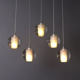 All Over The Sky Star Bocci Droplight Aurora Borealis Moderní skleněná křišťálová lampa
