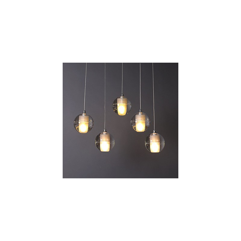 All Over The Sky Star Bocci Droplight Aurora Borealis Moderní skleněná křišťálová lampa