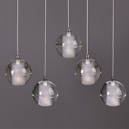 All Over The Sky Star Bocci Droplight Aurora Borealis Moderní skleněná křišťálová lampa