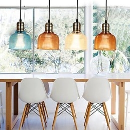 Severské Malé Droplight Vitrážového lustru Obnovení starověkých způsobů